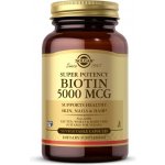 Solgar Biotin 5000 mcg 50 rostlinných kapslí – Hledejceny.cz