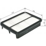 Vzduchový filtr BOSCH 1 457 433 784 – Hledejceny.cz