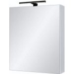 BPS-koupelny Zrcadlová skříňka Ticino 50 ZS LED-B s osvětlením Any LED 30 B, černá – Zbozi.Blesk.cz