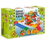 Wader Garáž servis 3 patra dráha 1,5m 2 auta plast v krabici 59x40x15 cm – Sleviste.cz