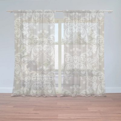 Sablio Záclony Secesní noblesa: 2ks 150x250cm – Hledejceny.cz