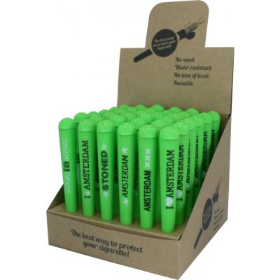 Joint tube schovka na joint zelená Leaf Stoned – Zboží Mobilmania