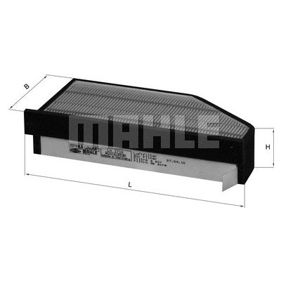 LX1710 MAHLE Vzduchový filtr – Hledejceny.cz