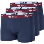 Zulu pánské boxerky bambus 210 modré 3 pack – Hledejceny.cz