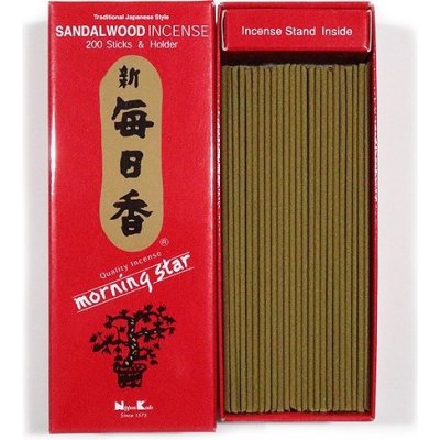 Nippon M/S japonské vonné tyčinky Sandalwood 200 ks – Zboží Dáma