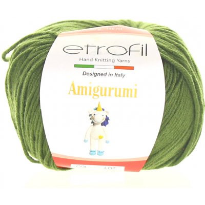 Etrofil Amigurumi tmavě zelená 70467 – Zboží Dáma