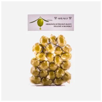 Hermes Zelené olivy s mandlí 150 g – Sleviste.cz