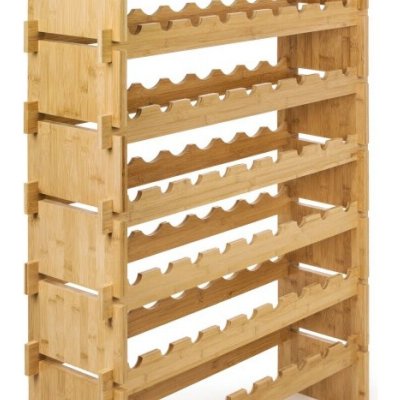 G21 Regál na víno na 72 lahví, bambusový 6355502 – Zboží Dáma
