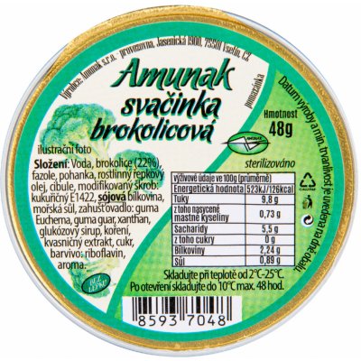 Amunak Svačinka brokolicová 48 g – Zboží Mobilmania