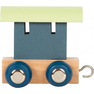 small foot Polární písmenkový vagónek modrý – Sleviste.cz