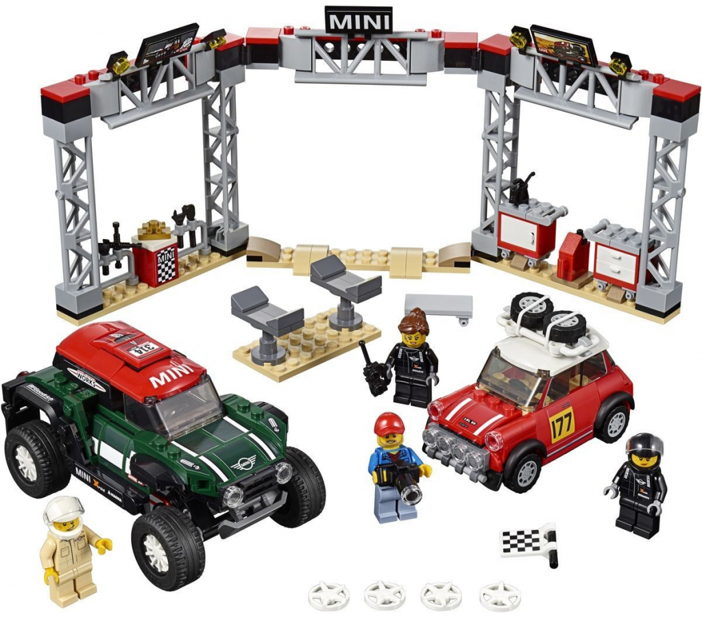 LEGO® Speed Champions 75894 1967 Mini Cooper S Rally a 2018 MINI John Cooper Works Buggy