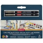 Derwent Inktense 2302636 sada akvarelových barev 12 ks – Zboží Dáma