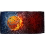 Sablio Ručník s potiskem Basketbalový míč 70 x 140 cm – Hledejceny.cz