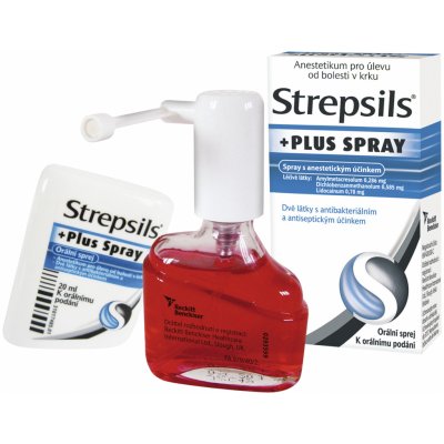 STREPSILS PLUS SPRAY ORM SPR SOL 1X20ML – Hledejceny.cz