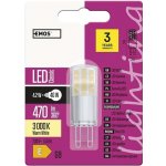 Emos LED žárovka Classic JC G9 4,2W teplá bílá – Zboží Živě