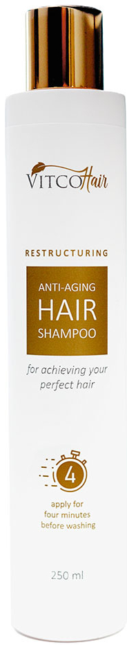 VitcoHair Shampoo Anti Aging Restructuring For Achieving 250 ml