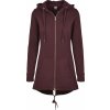 Dámská mikina Urban Classics sweat Parka redwine