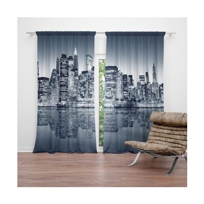 Sablio Závěs Noční New York: 2ks 140x250cm – Hledejceny.cz