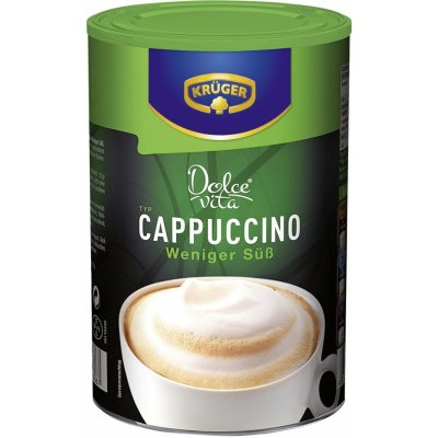 Krüger Dolce Vita instantní Cappuccino méně cukru 200 g – Sleviste.cz