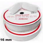 Pásek na suchý zip našívací Háček a Smyčka set, bílý 16 mm x 25 bm – Hledejceny.cz