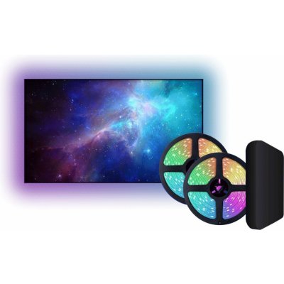 MOES Smart TV Led Strip, Wi-Fi, RGBIC (WLS-CL-TV65-EU) – Zboží Dáma