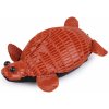 Klíčenka Klíčenka / Peněženka Prima-obchod kožená želva, 2 oranžová dýňová