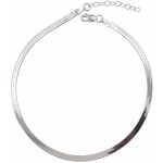 Bassano Collection Stříbrný řetízek na nohu plochý hádek 148004025+ – Hledejceny.cz