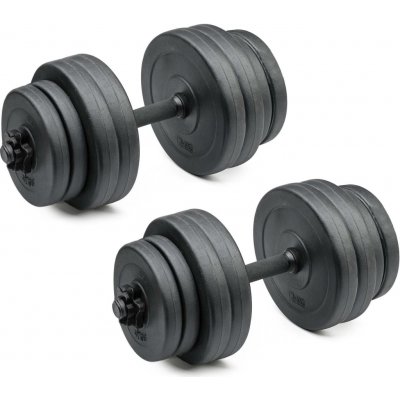 TRINFIT Set jednoručních nakládacích činek NCP 2 x 15 kg 25 mm – Zboží Dáma