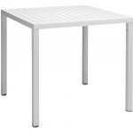 Nardi Bílý plastový zahradní stůl Cube 80 x 80 cm – Hledejceny.cz