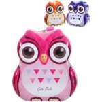 Pokladnička sovička set se 2 klíčky plechová kasička kov 3 barvy – Hledejceny.cz