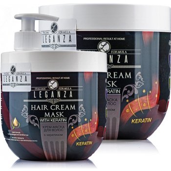 Leganza Hair Care krémová maska s keratinem 1000 ml