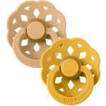 Bibs Boheme dudlíky z přírodního kaučuku 2ks Desert Sand / Honey Bee – Zboží Dáma