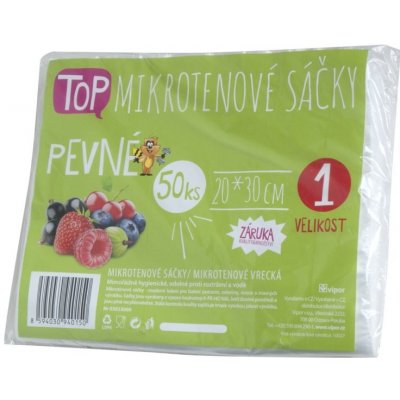 Vipor - sáčky mikrotenové - 20 x 30 cm HDPE, 12 mikronů, 50 ks