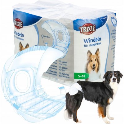 Trixie Papírové pleny pro feny S-M 28-40 cm 12 ks – Sleviste.cz