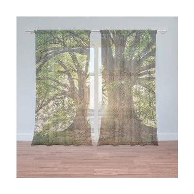 Sablio Záclony Stromy: 2ks 150x250cm – Hledejceny.cz