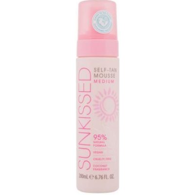 Sunkissed Self-Tan Mousse samoopalovací pěna pro střední opálení Medium 200 ml – Zboží Dáma