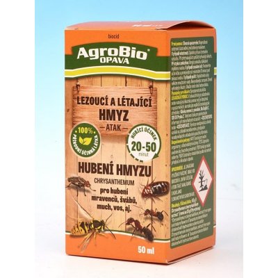 AgroBio Hubení hmyzu Chrysanthemum 50 ml – Hledejceny.cz