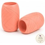 Stuha - Klubíčko 20m/5mm pastel mat lososová – Zboží Dáma