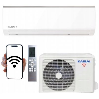 KAISAI FLY bílá 3,5 kW WiFi dálkové ovládání chlazení topení – Zboží Mobilmania