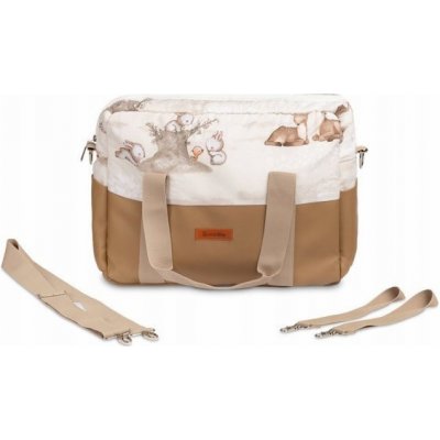 Sensillo Taška Lesní zvířátka meruňková – Zbozi.Blesk.cz