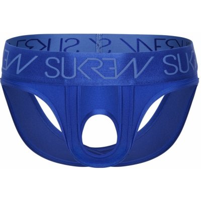 Slipy Sukrew U-Style V-Brief Sapphire vpředu i vzadu otevřené pánské slipy – Zboží Dáma
