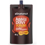 Allnature Arašídový krém s hořkou čokoládou 50 g – Zboží Dáma