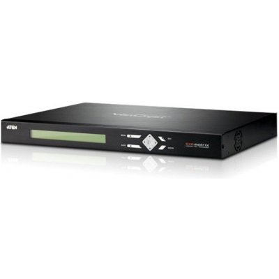 Aten VM-0808T Audio/Video přepínač 8x8 Matrix Audio/Video switch po Cat 5 kabelu – Zboží Mobilmania