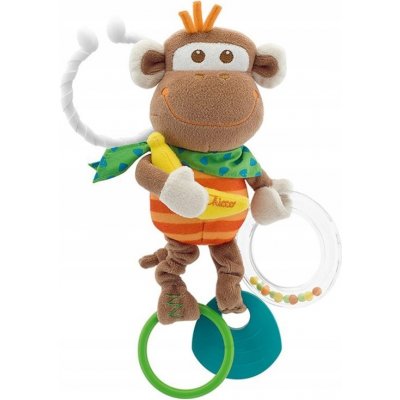 Chicco Monkey Chrastítko vibrační opička BabySens – Zbozi.Blesk.cz