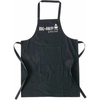 Boltze Kuchyňská zástěra BBQ z bavlny černá – Sleviste.cz
