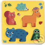 Djeco vkládací puzzle Jeínek a zvířátka 5 dílů – Zbozi.Blesk.cz