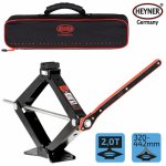 Heyner Premium Hever nůžkový s ráčnou 2 t – Sleviste.cz