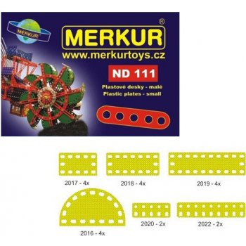 Merkur ND 111 Plastové desky malé 24ks