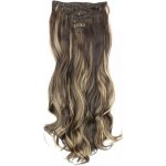 Clip in příčesek - hnědý s melírem vlnitý 8AH18 – Hledejceny.cz