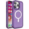 Pouzdro a kryt na mobilní telefon Apple MG Color Matte MagSafe iPhone 14 Pro, fialové